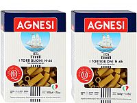 Макаронные изделия Agnesi №046 трубка рифленая 500 гр набор 2 пачки