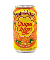 Газированный безалкогольный напиток Chupa Chups со вкусом апельсина, 345 мл