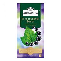 Чай черный Ahmad Tea Blackcurrant Burst (Черносмородиновый взрыв) 25 пак.*1,5 гр.