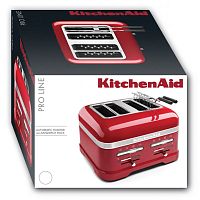 Тостер KitchenAid Artisan для 4 тостов красный 5KMT4205EER