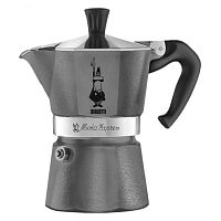 Гейзерная кофеварка Bialetti Moka Express Grey Diamond 6 порций серая СЛ