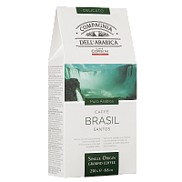 Молотый кофе Compagnia Dell Arabica Brasil Santos 250гр