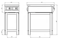 Плита индукционная Grill Master Ф2ИП/800 (60004)
