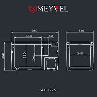 Автохолодильник Meyvel AF-G25