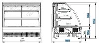 Витрина холодильная Марихолодмаш Veneto VSn-0,95 (крашенная)