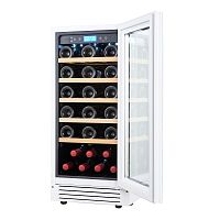 Винный шкаф CellarPrivate встраиваемый, однокамерный на 32 бутылки (CP032-1TWH) белый со скрытой руч