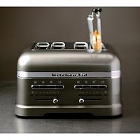 Тостер KitchenAid Artisan для 4 тостов серебряный медальон 5KMT4205EMS