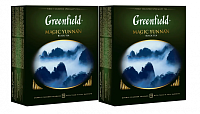 Чай в пакетиках Greenfield Magic Yunnan (Меджик Юньнань)  2 шт х100г набор арт. арт.0583-02