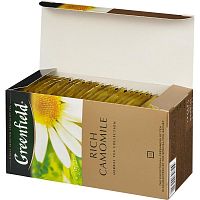 Чай в пакетиках Greenfield Rich Camomile (Рич Камомайл) травяной 25х1.5 г арт.0432-10